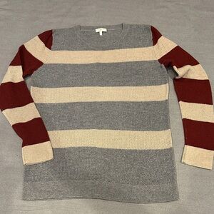 Joie Rugby Striped Waffle Knit Sweater Small